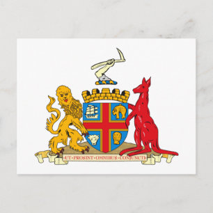 Adelaide Coat of Arms Postcard