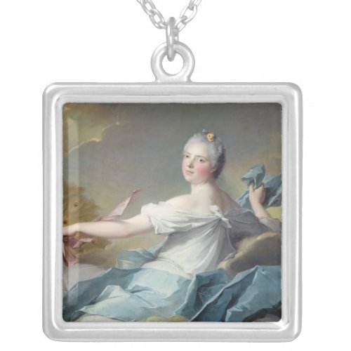 Adelaide de France as the element of Air Silver Plated Necklace