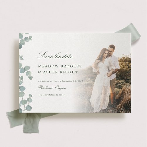 Adelaide Eucalyptus Wedding Save the Date