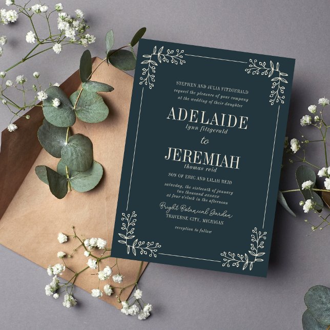 Adelaide Frame | Curated Colors | Wedding Invite (Creator Uploaded)