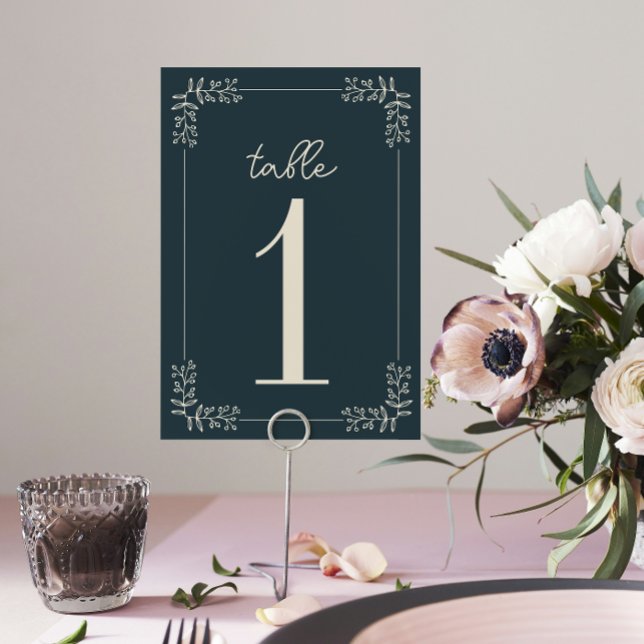 Adelaide Frame | Curated Colors | Wedding Invite Table Number (Creator Uploaded)