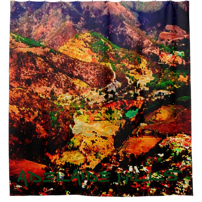Adelaide Hills Shower Curtain (Front)
