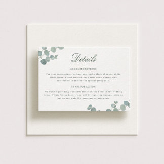 Adelaide Wedding Enclosure Card