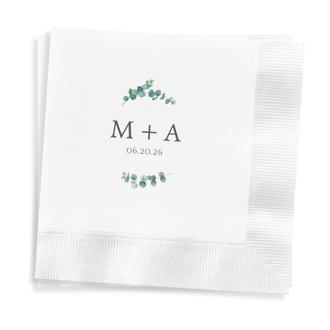 Adelaide Wedding Monogram Napkins (Creator Uploaded)