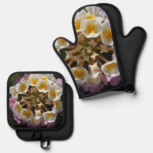Adelaparre Oven Mitt & Pot Holder Set (Front/Back)