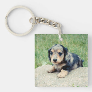 Adele 6wks Double Photo Keepsake Keychain