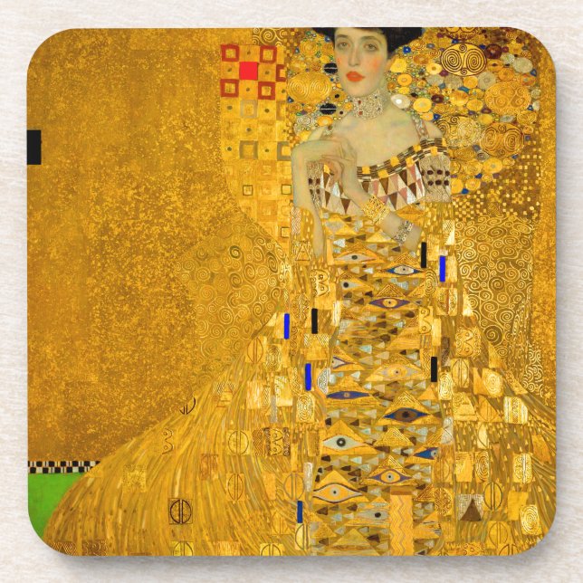 Adele Bloch Bauer Beverage Coaster (Front)