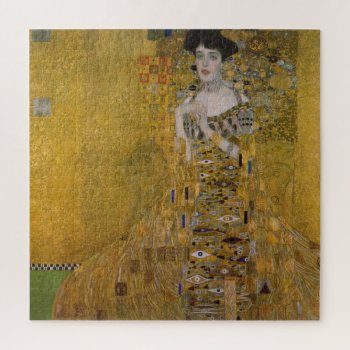Adele Bloch Bauer ~ Gustav Klimt Jigsaw Puzzle by Ladiebug at Zazzle