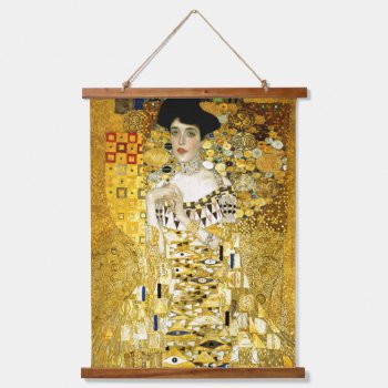 Adele Bloch-bauer I By Gustav Klimt Art Nouveau Hanging Tapestry by GalleryGreats at Zazzle
