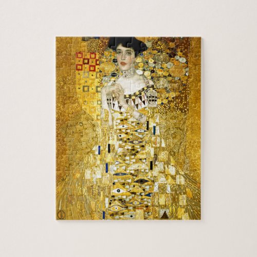 Adele Bloch_Bauer I by Gustav Klimt Art Nouveau Jigsaw Puzzle