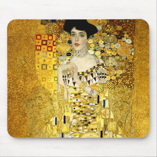 Adele Bloch_Bauer I by Gustav Klimt Art Nouveau Mouse Pad