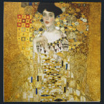 Adele Bloch-Bauer I by Gustav Klimt Art Nouveau Napkin<br><div class="desc">Portrait of Adele Bloch-Bauer I is a 1907 painting by Austrian Symbolist & Art Nouveau artist Gustav Klimt (1862-1918). This is the first of two portraits Klimt painted of Bloch-Bauer,  it has been referred to as the final and most fully representative work of his golden phase.</div>