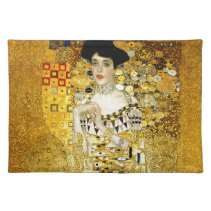 Adele Bloch-Bauer I by Gustav Klimt Art Nouveau Placemat