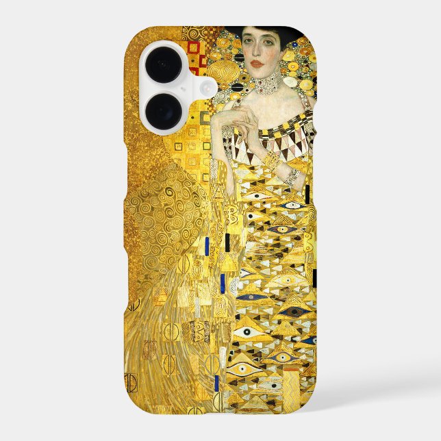 Adele Bloch-Bauer I by Gustav Klimt Iphone Case (Back)