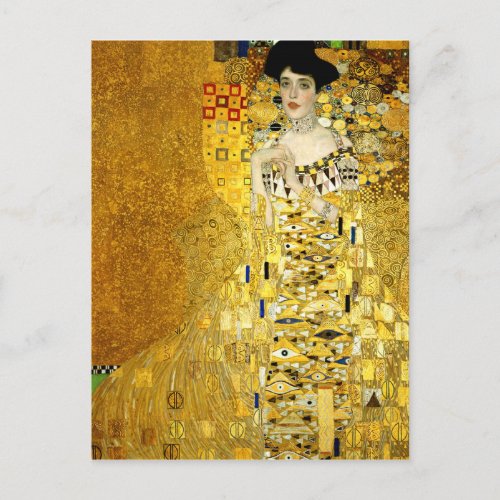 Adele Bloch_Bauer I by Gustav Klimt Postcard