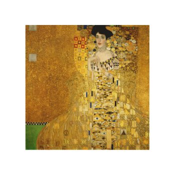 Adele Bloch-bauer I By Gustav Klimt Wooden Print by GalleryGreats at Zazzle