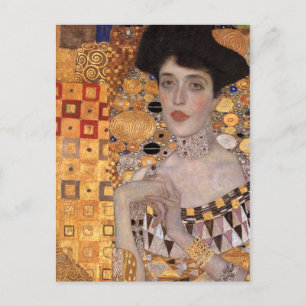 Adele Bloch Bauer Portrait (Detail) Gustav Klimt Postcard