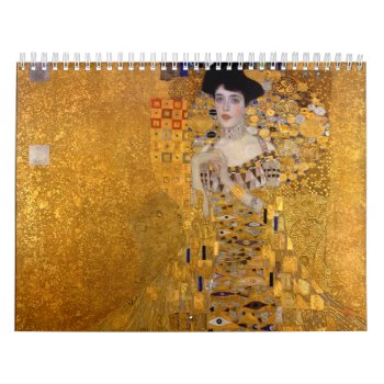 Adele Bloch-bauer's Portrait By Gustav Klimt 1907 Calendar by EnhancedImages at Zazzle