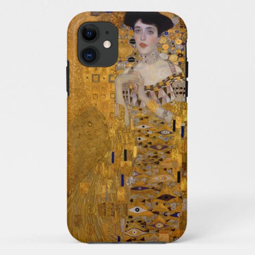 Adele Bloch_Bauers Portrait by Gustav Klimt 1907 iPhone 11 Case