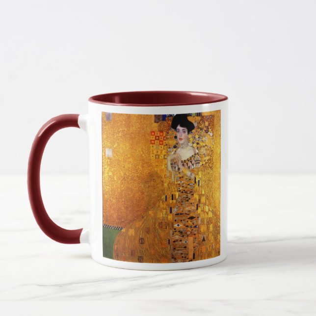 Adele Bloch-Bauer's Portrait by Gustav Klimt Mug (Left)