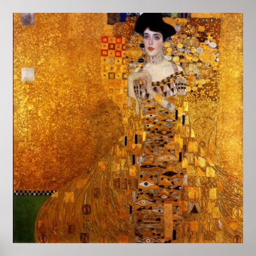 Adele Bloch_Bauers Portrait by Gustav Klimt Poster