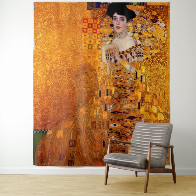 Adele Bloch-Bauer's Portrait by Gustav Klimt Tapestry (In Situ)