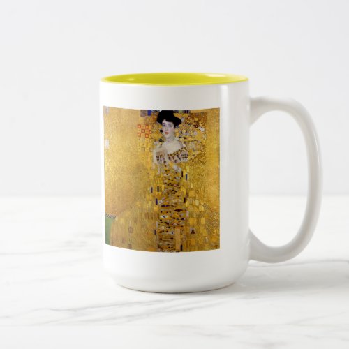 Adele Bloch_Bauers Portrait  Gustav Klimt Two_Tone Coffee Mug
