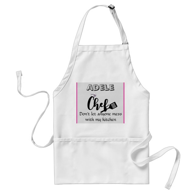 Adele chef adult apron (Front)