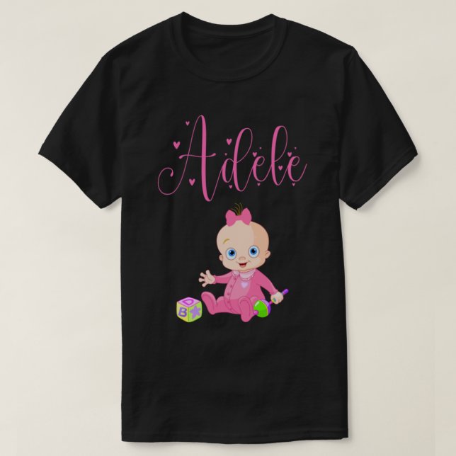 Adele Girl Name - Merch 4 Adele   T-Shirt (Design Front)