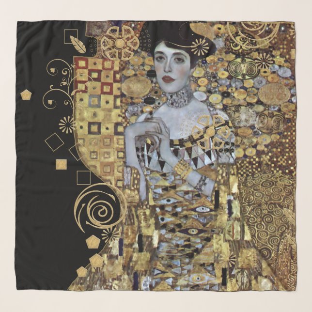 Adele Klimt Chiffon Scarf (Front)