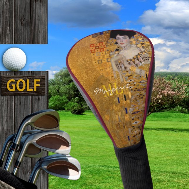 Adele, Lady in Gold by Gustav Klimt, Monogrammed Golf Head Cover (Creator Uploaded)