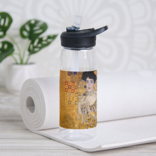 Adele, Lady in Gold by Gustav Klimt, Vintage  Water Bottle