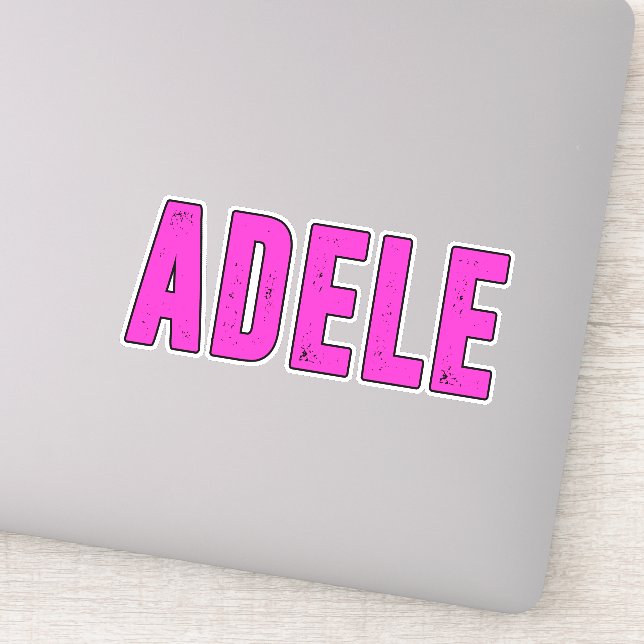 Adele name, for Adele Sticker (Detail)