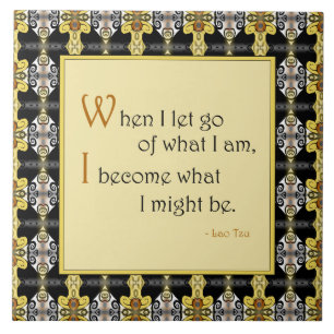 Adeli w/ Quote Ceramic Tile