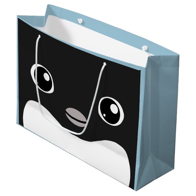 Adelie Penguin Gift Bag (Front Angled)