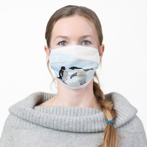 Adelie Penguins Adult Cloth Face Mask