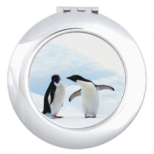 Adelie Penguins Mirror For Makeup