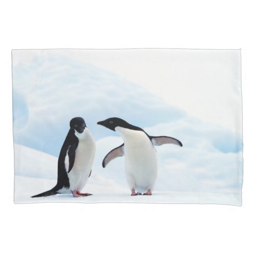 Adelie Penguins Pillow Case