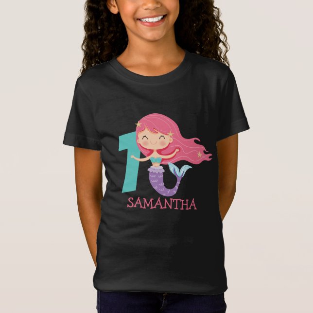 Adella – Ariels older sister 1st birthday  T-Shirt (Front)