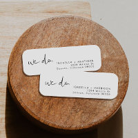 Adella Edgy Modern Minimalist Return Address Label