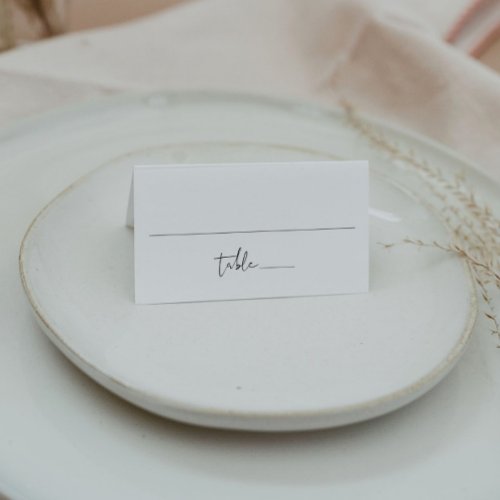 ADELLA Edgy Modern Minimalist Simple Guest Name Place Card
