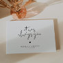 ADELLA Edgy Modern Minimalist White Wedding Guest Book