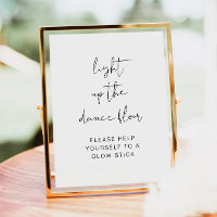 ADELLA Light Up The Dance Floor Glow Stick Poster