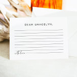 ADELLA Minimalist Children's Time Capsule Enclosure Card<br><div class="desc">This baby shower and children's birthday time capsule card features handwritten fonts and a modern minimalist design paired with a handwritten font and a modern minimalist design. Colors are editable! Click the 'click to customize further' option to change the colors to match your theme. This game is perfect for a...</div>