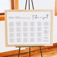 ADELLA Modern Minimalist Alphabetical Seating