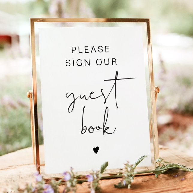 ADELLA Modern Minimalist Let's Eat Dinner Menu Poster (Creator Uploaded)