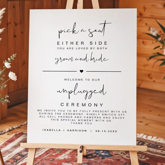 ADELLA Modern Minimalist Pick a Seat Unplugged  Foam Board (Creator Uploaded)