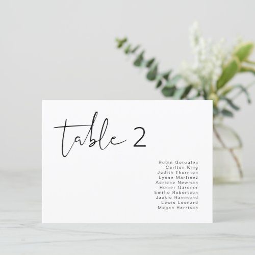 ADELLA Modern Minimalist Table Seating Card