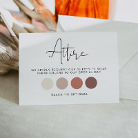 ADELLA Wedding Guest Dress Code Attire Card