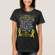 Adenocarcinoma I will get Bladder Cancer Awareness T-Shirt